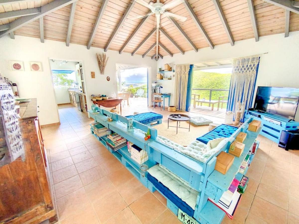 Aquamarine, Private Room In Villa Casa Blue Pool Sea View Koolbaai 외부 사진